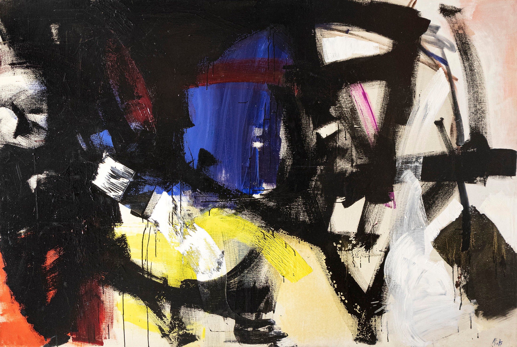 Jean Miotte, composition 1959